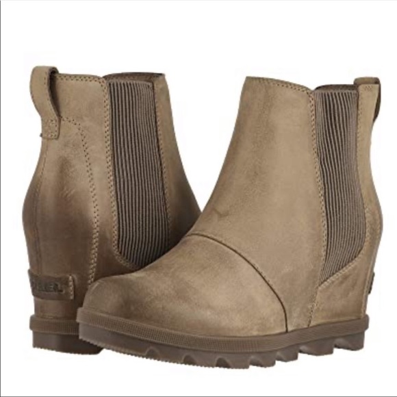 Sorel Shoes - Sorel Joan of Arctic 11 tan wedges